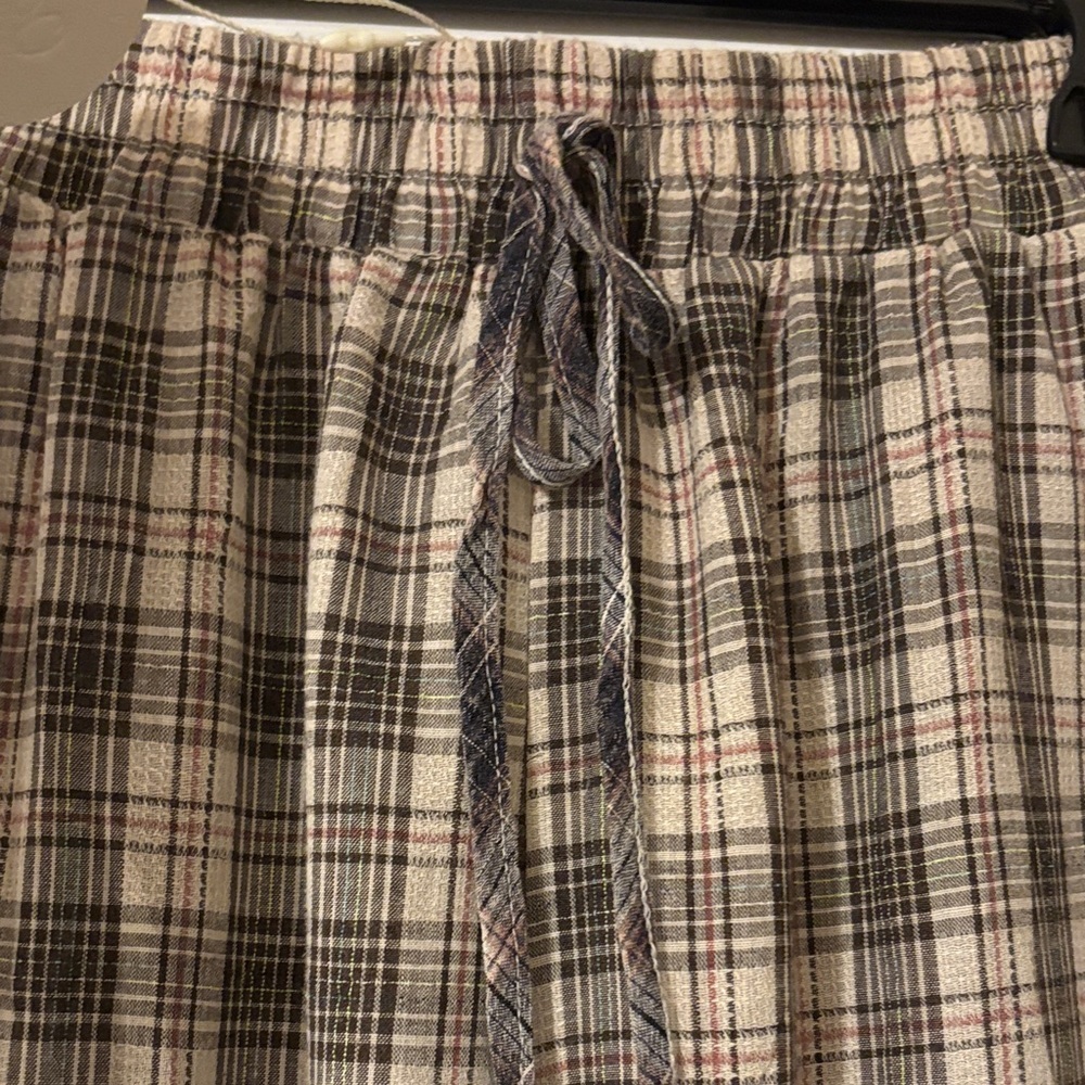 ODDI Plaid Patchwork Pants-Size Large - Picture 6 of 9